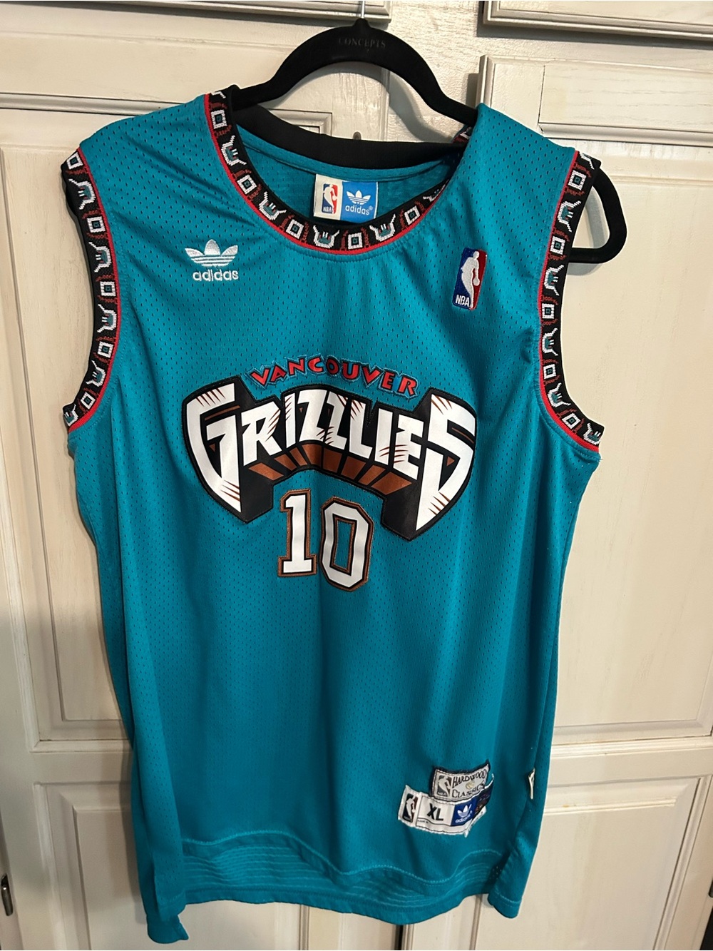 Vintage, Vancouver Grizzlies, #10 Mike Bibby, Jersey, Size XL
